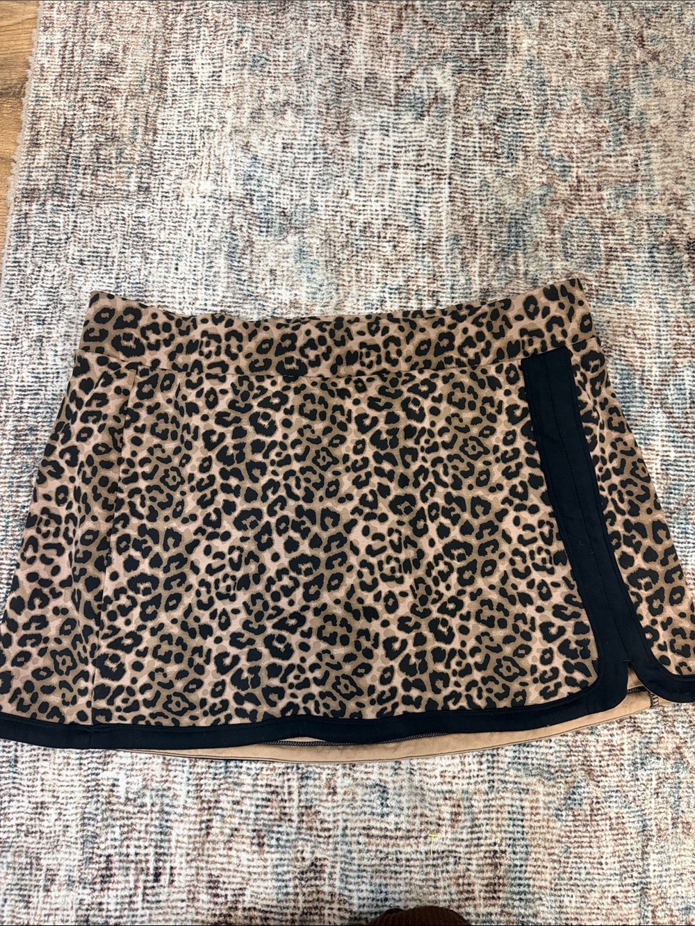 Leopard Print Skort